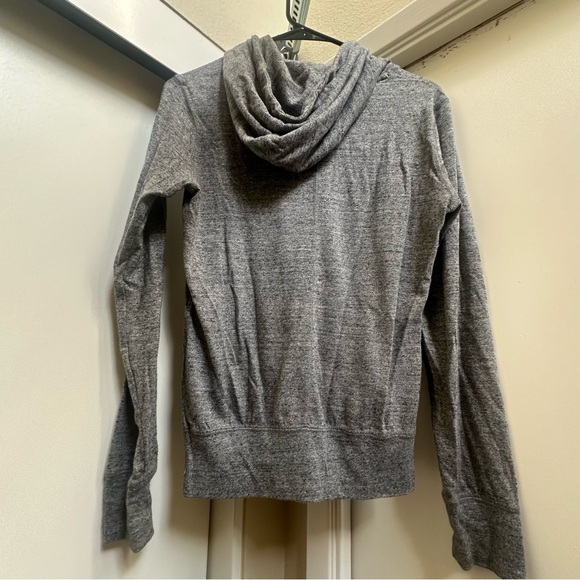 Nike Heather Gray and White Hoodie - Picture 4 of 6